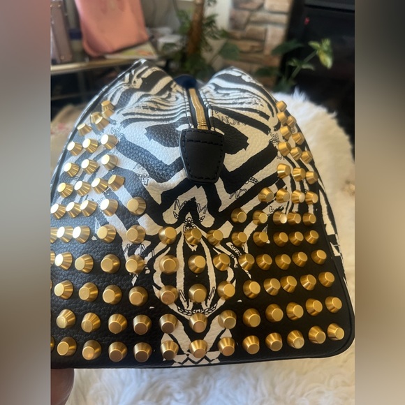 MCM FUNKY ZEBRA WEEKENDER TRAVEL BAG - Picture 5 of 16